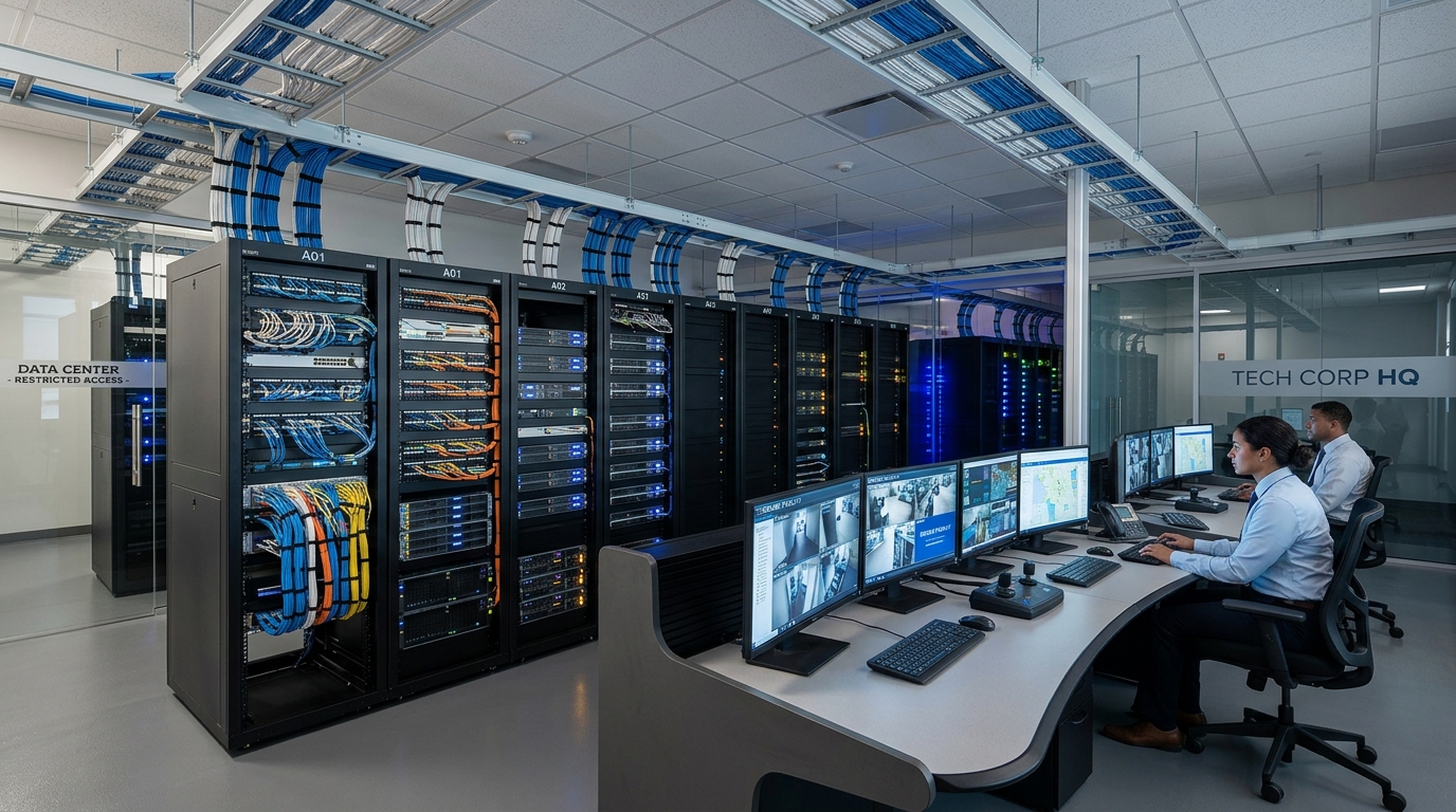 ELV Systems Server Room and CCTV Automation