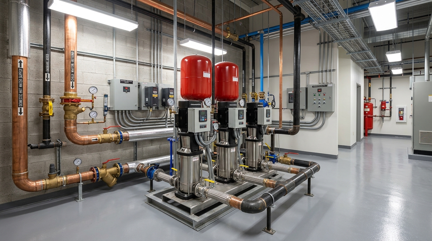 Plumbing and PHE Mechanical Pump Station